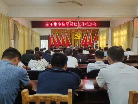 南阳市唐河县东王集乡多措并举全力抗旱保秋