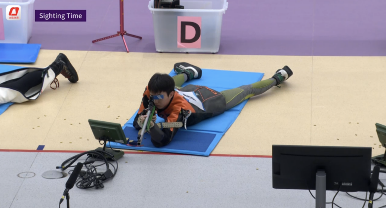 杜林澍夺得杭州亚运会男子50米步枪3种姿势金牌