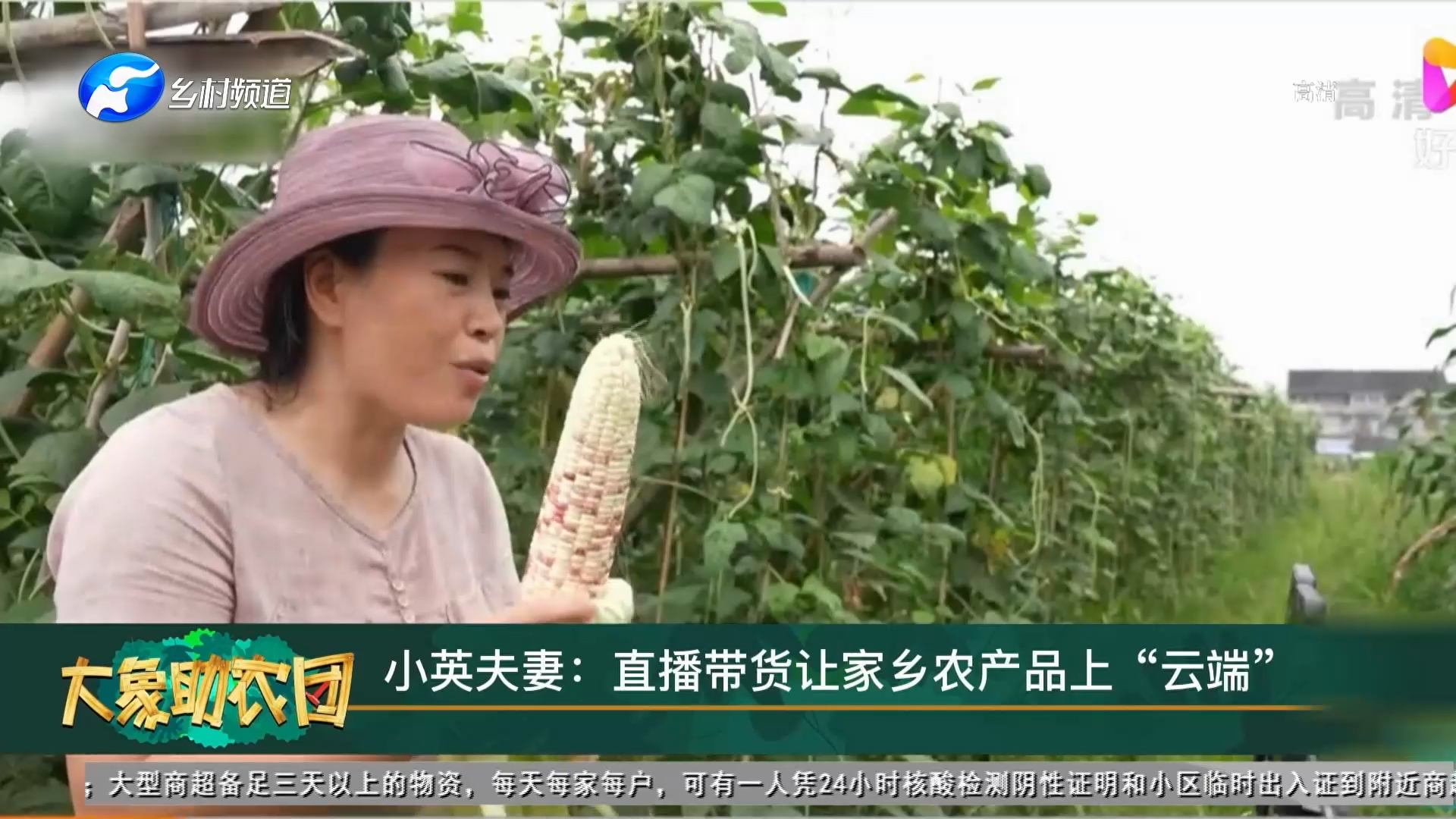 小英夫妻直播带货让家乡农产品上云端