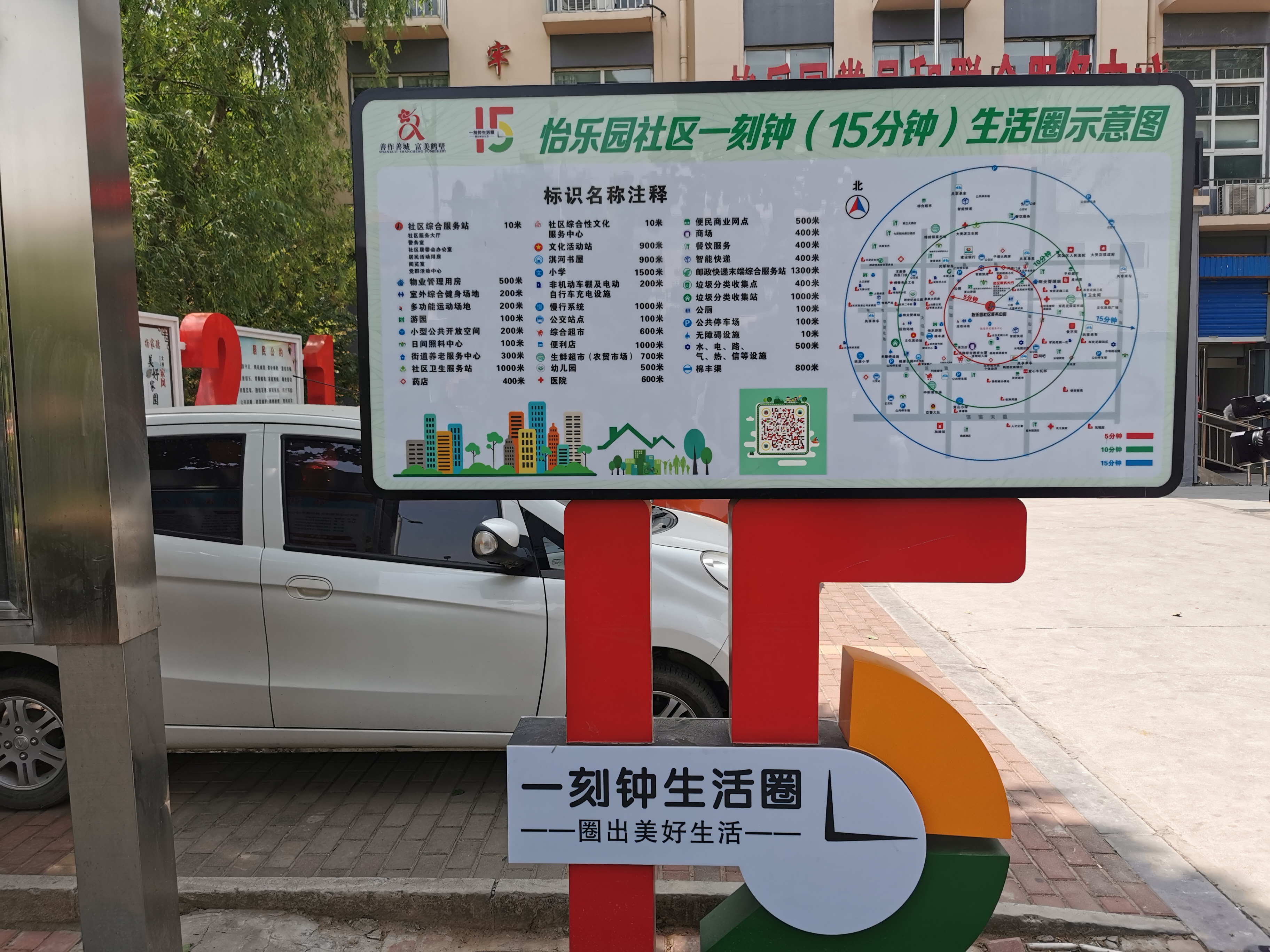 (15分钟)生活圈,围绕综合服务圈,全民健身圈,养老服务圈,健康医疗圈