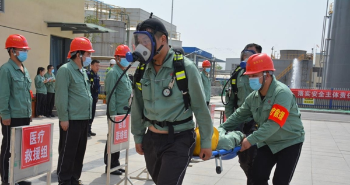 新乡经开区组织危险化学品安全事故应急演练