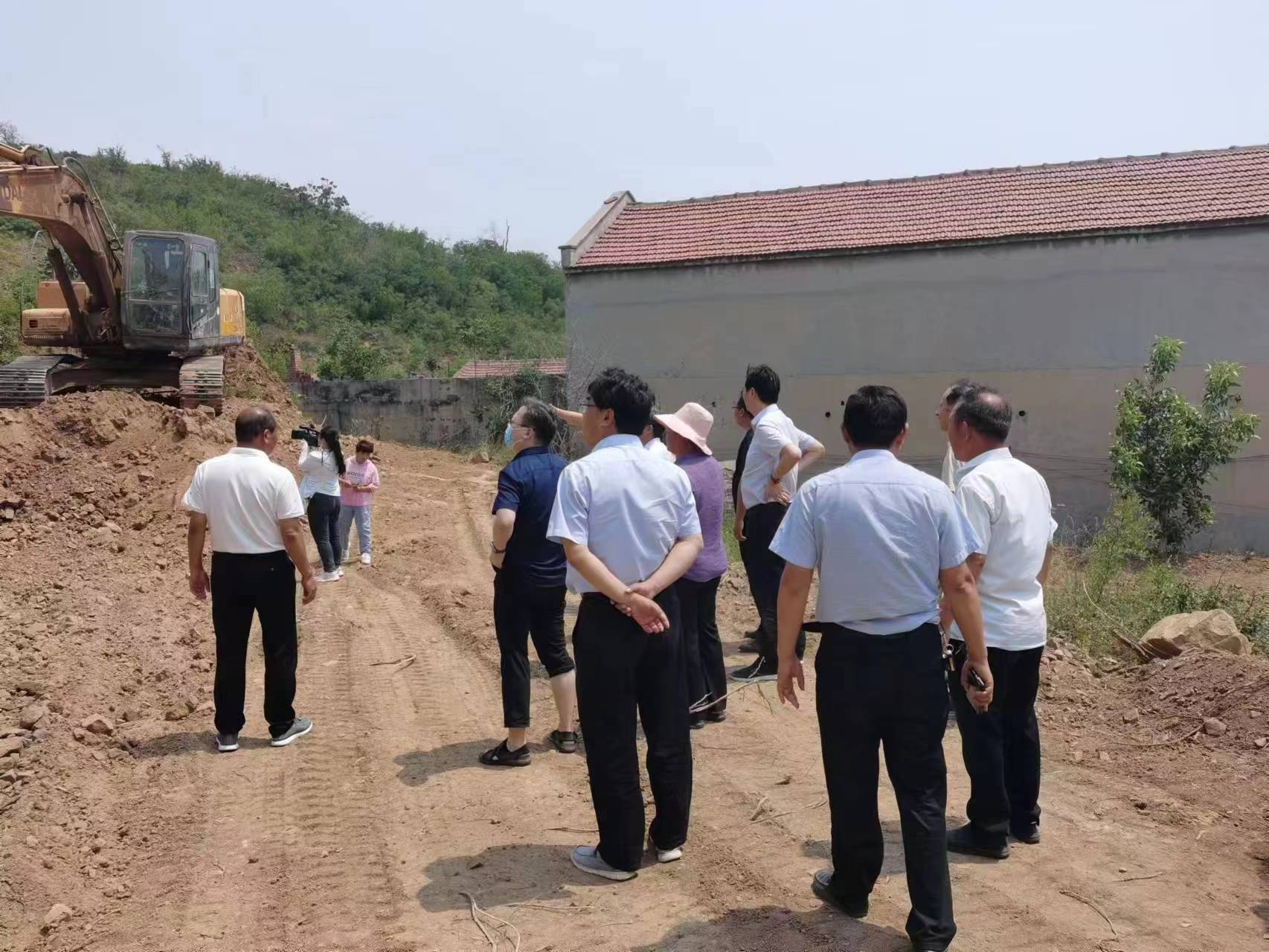 李军光调研督导安阳市龙安区善应镇地质灾害隐患点治理工程推进工作