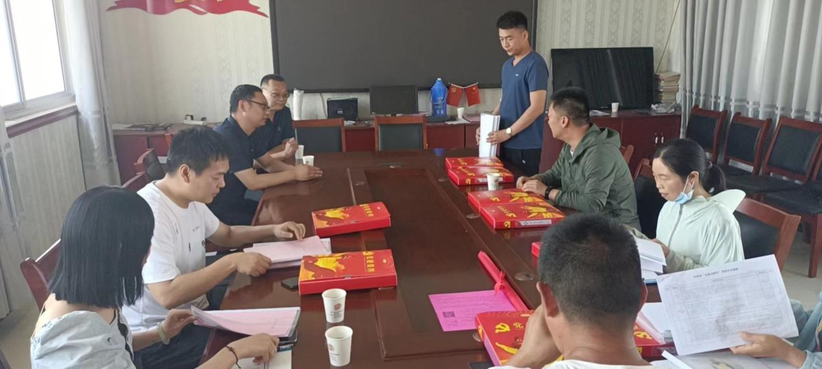 汝州市夏店镇取长补短 推动“五星”支部创建