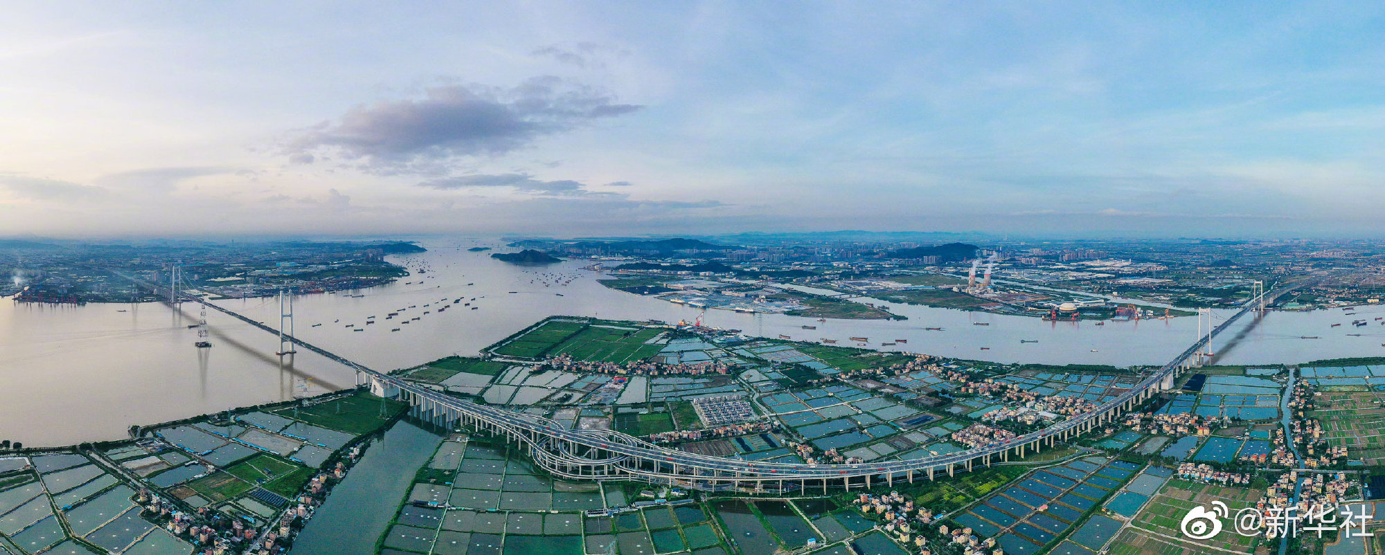 一组图看大湾区珠江口跨海跨江通道群有多美