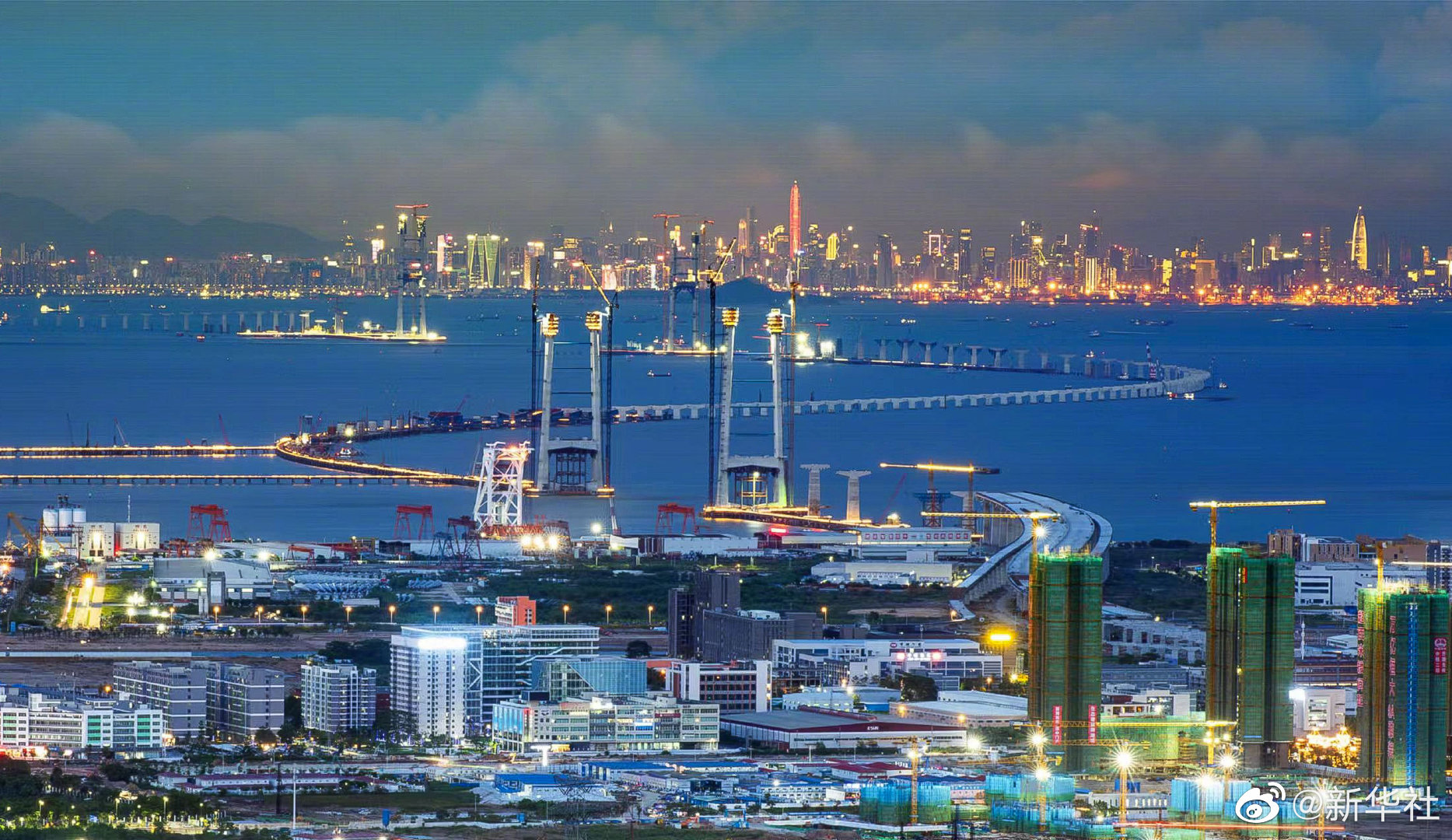 一组图看大湾区珠江口跨海跨江通道群有多美