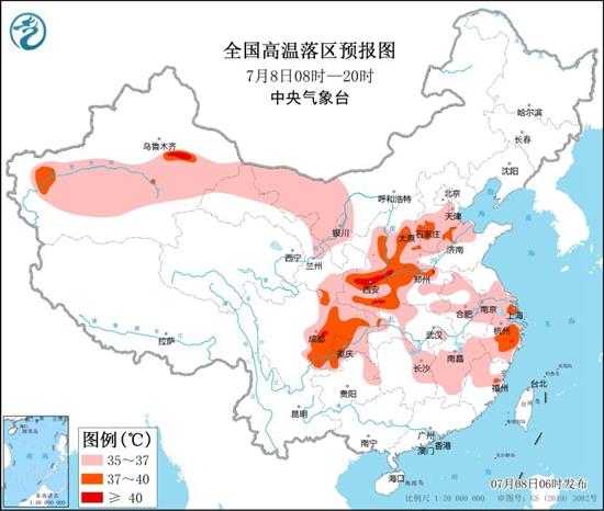 高温黄色预警，河南四川等十省区市最高气温可达37~39℃