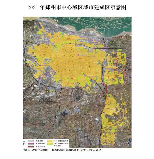 1342.11平方公里，郑州市域城市建成区面积公布
