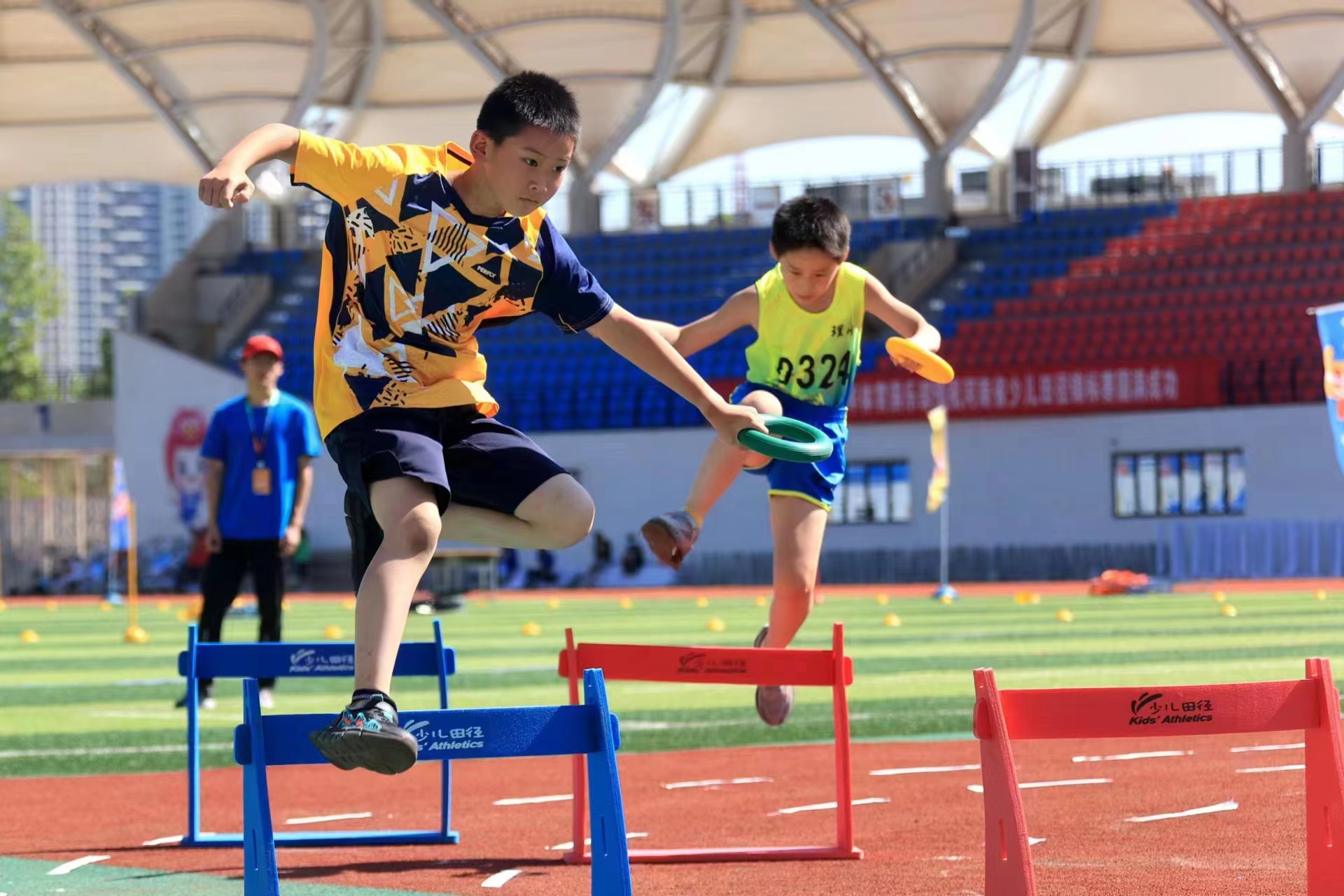 开封市理事厅街小学勇夺河南省少儿田径锦标赛团体第一名