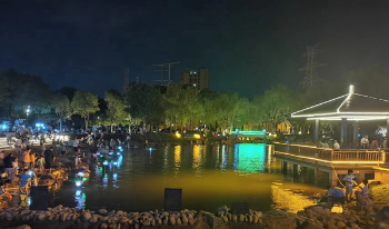 漯河市水利工程为市民带来夏日亲水游园