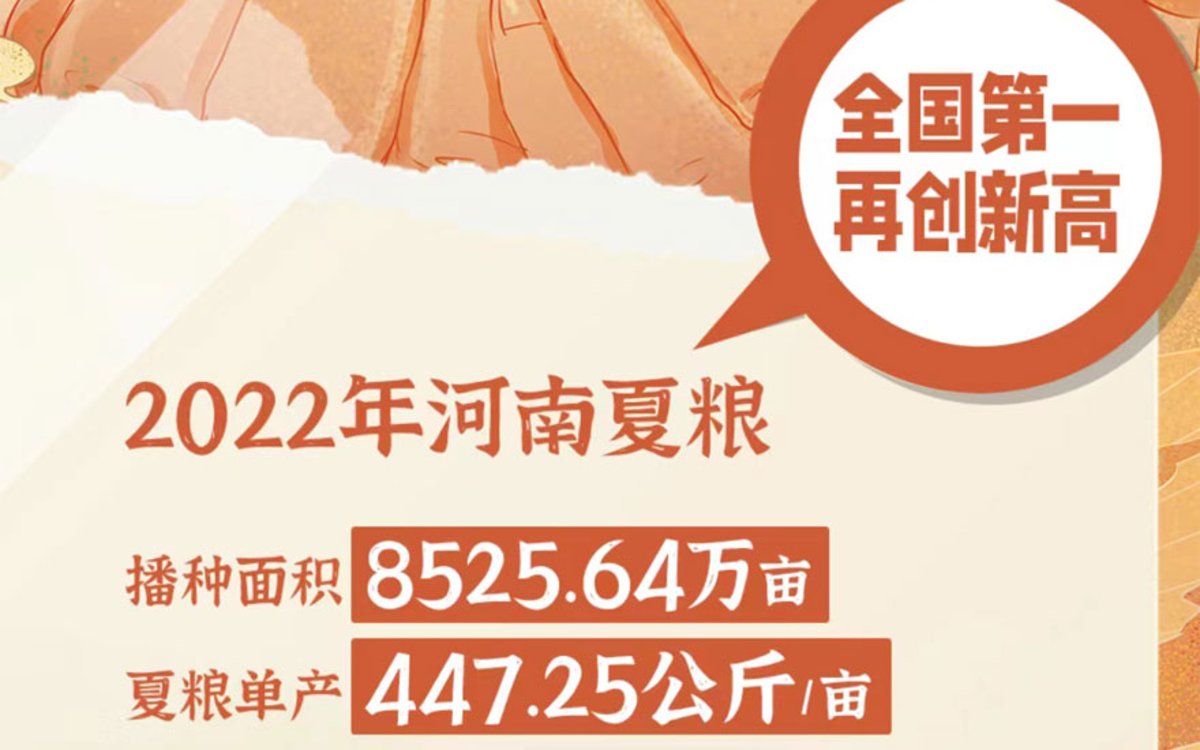 “粮袋子”稳，“菜篮子”足，今年上半年河南省农业农村经济运行平稳