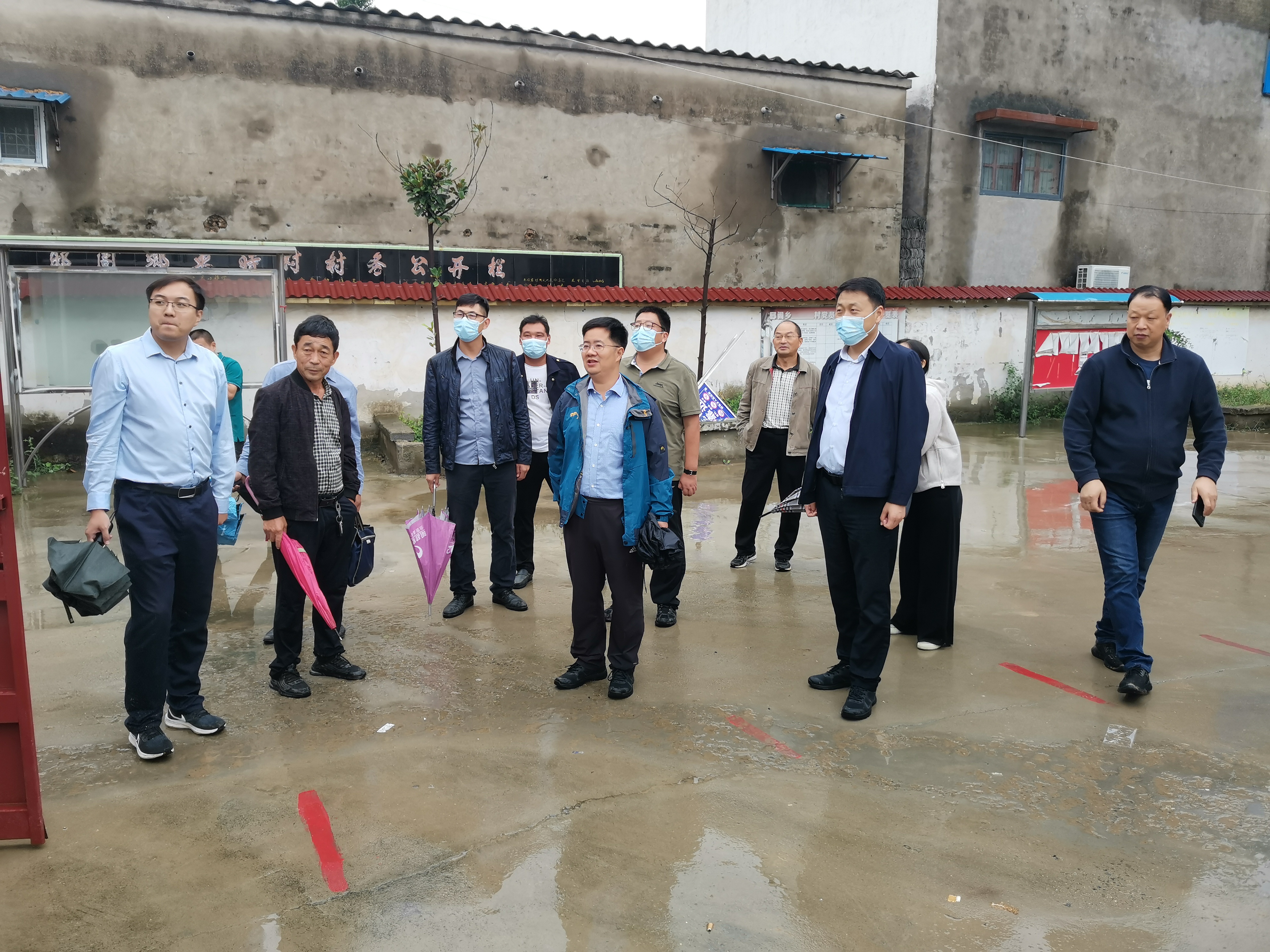 通许县县委副书记祖鹏到邸阁乡调研指导工作