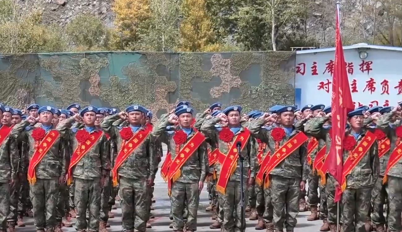 致敬！又一批中国蓝盔出征