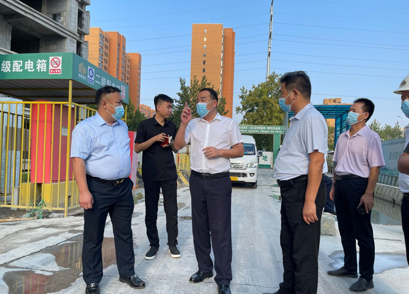 周口市川汇区胡友涛督导调研项目建设情况