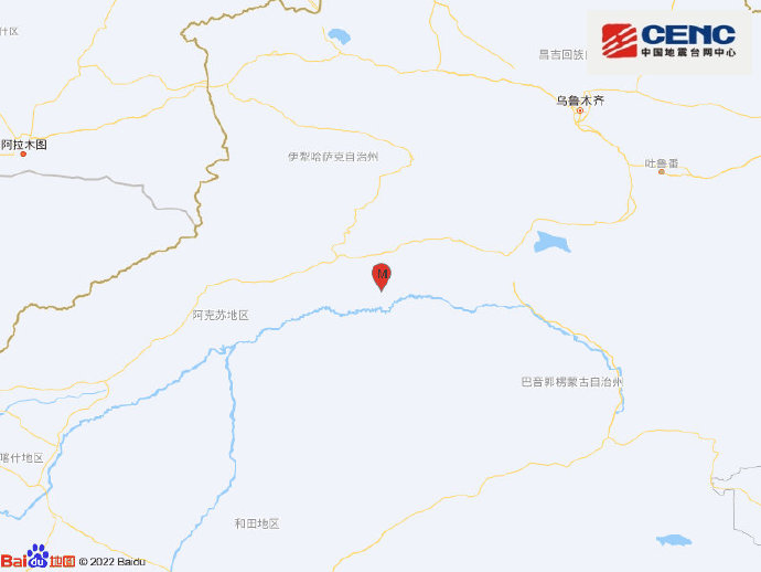 新疆阿克苏地区库车市发生3.1级地震 震源深度15千米