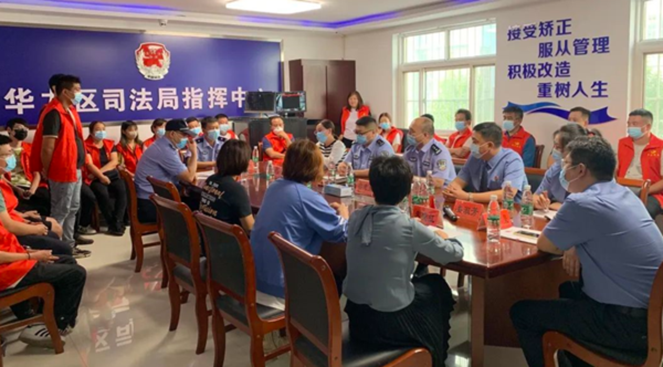 濮阳市华龙区检察院开展社区矫正对象节前警示教育活动