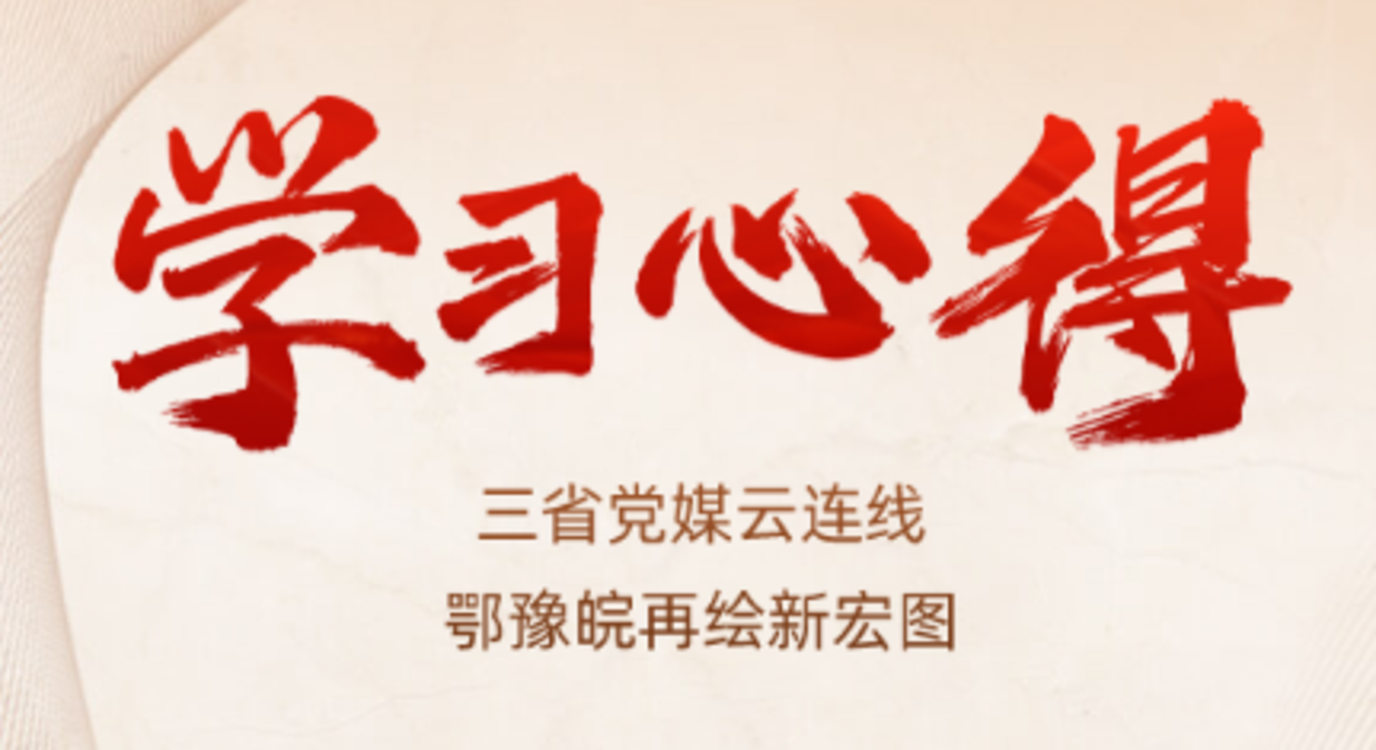 学习心得｜鄂豫皖再绘新宏图