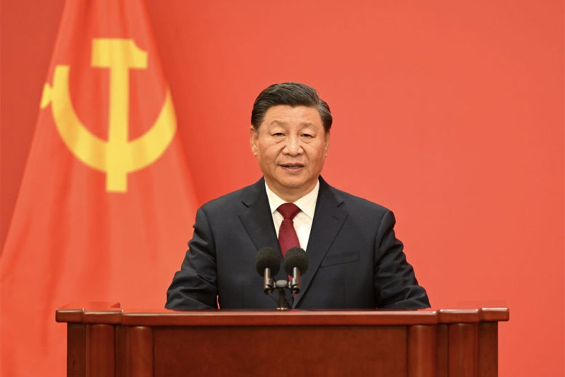 习近平等二十届中共中央政治局常委同中外记者见面