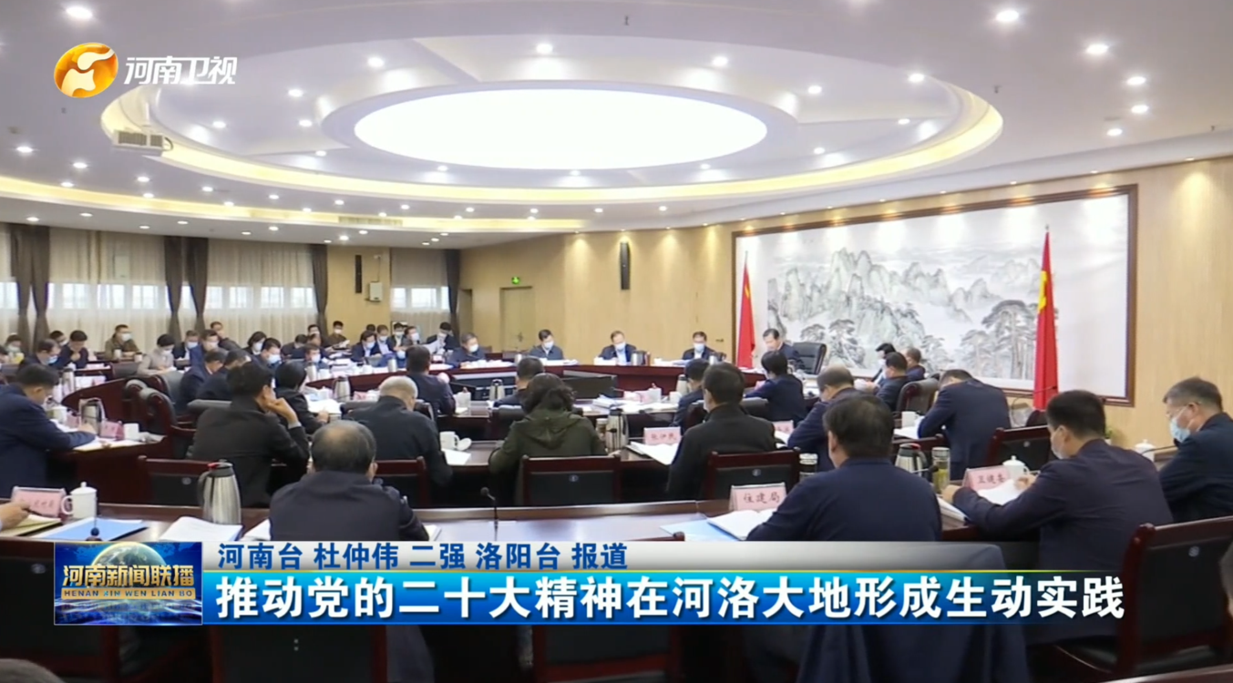 推动党的二十大精神在河洛大地形成生动实践