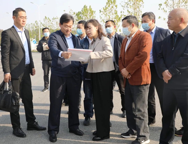 信阳市浉河区委书记于海忠到环湖乡镇调研