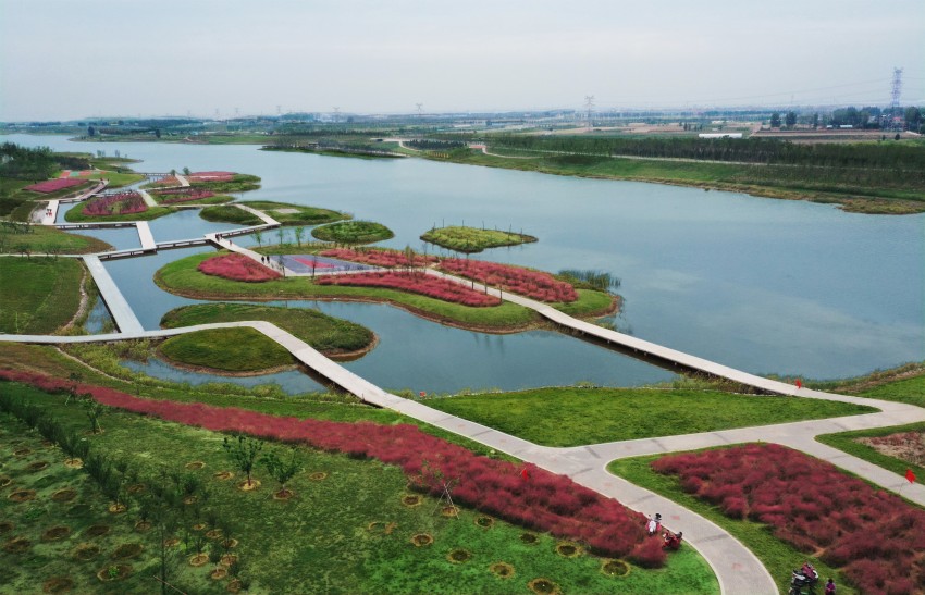 大沙河焦作城区段喜获首批省级美丽河湖优秀案例