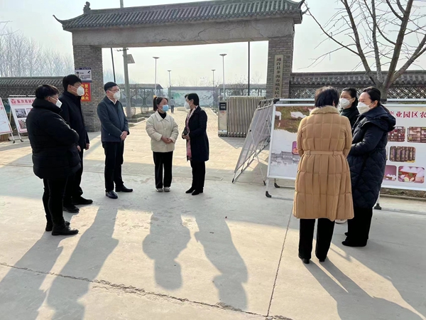 省妇联领导到通许县厉庄乡巧媳妇基地进行实地调研