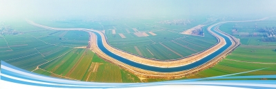 解渴的“清水河” 奔涌的“经济带” 引江济淮工程河南段试通水了