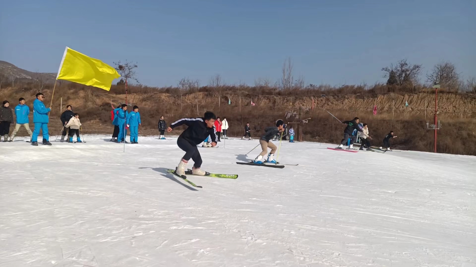 冰雪来袭焦作滑雪去哪里快来当阳峪滑雪场