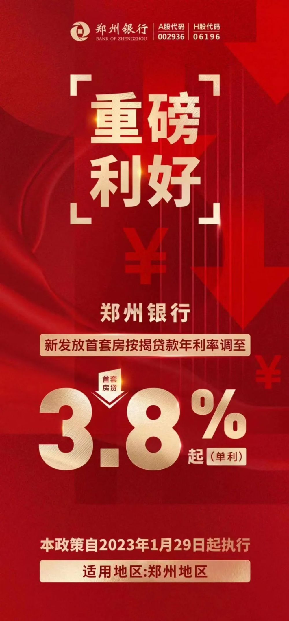 首套房利率进入“3”时代，郑州楼市缘何打响新年“第一枪”
