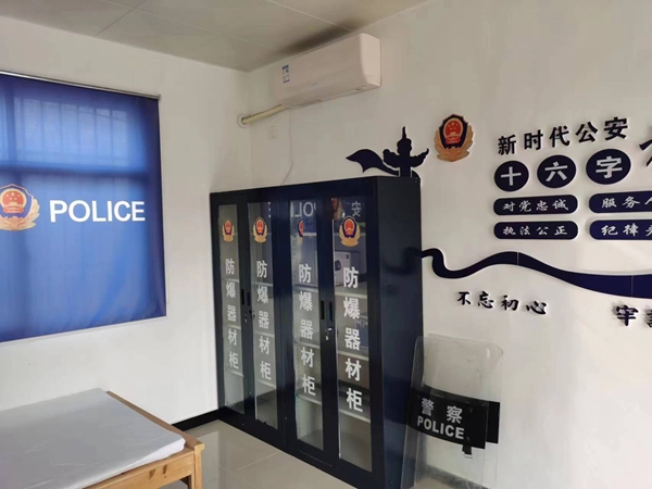 信阳市固始县草庙派出所将警务室打造成家门口的派出所