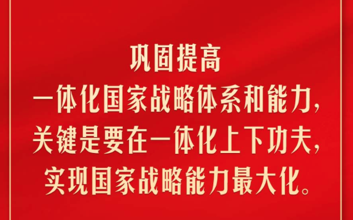 习言道｜实现国家战略能力最大化