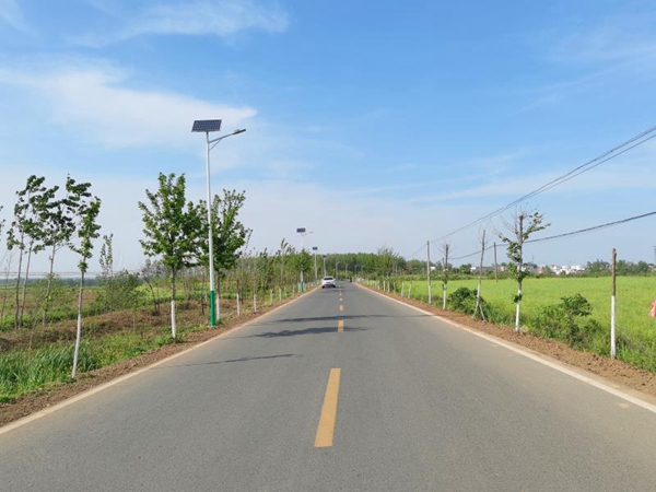 信阳市罗山县庙仙乡建管并重畅通四好农村路