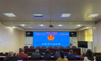 重温红色经典 传承革命精神——沁阳市人民法院开展主题党日观影活动