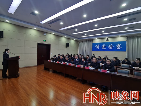 焦作市博爱县检察院举办“赶考路上有我 出彩检察蓝”主题演讲比赛