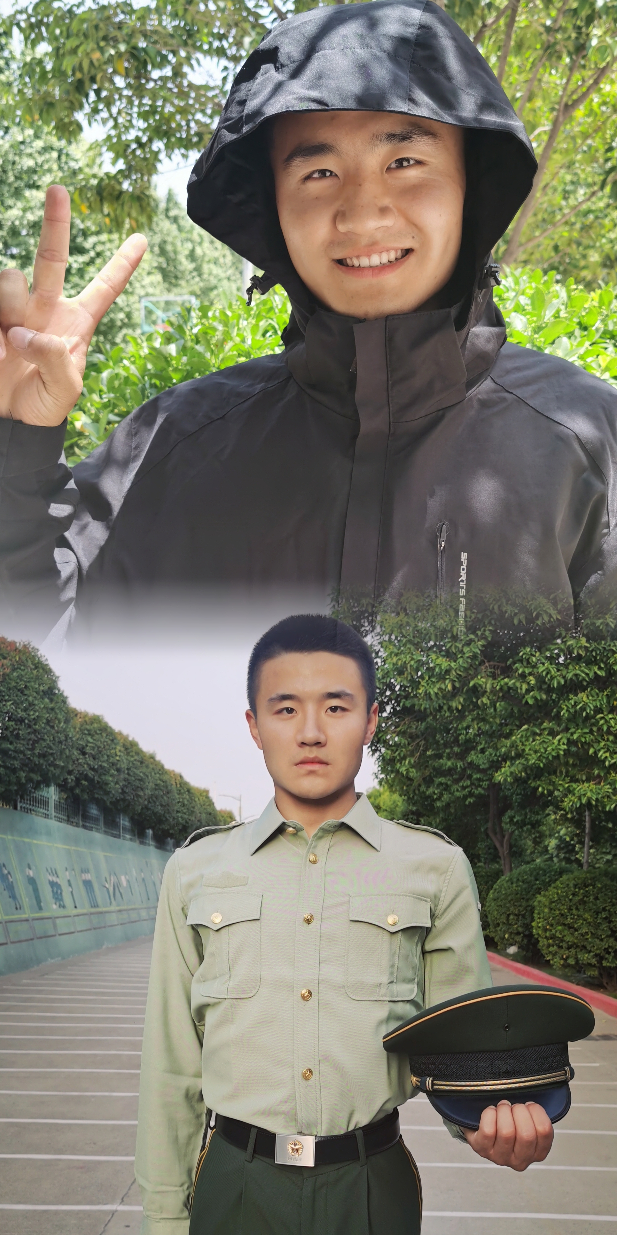武警新兵入伍前后对比照这才是军人该有的模样