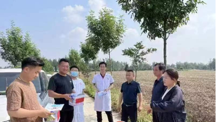 邓州市孟楼镇卫生院开展“送爱心 助力夏收”活动