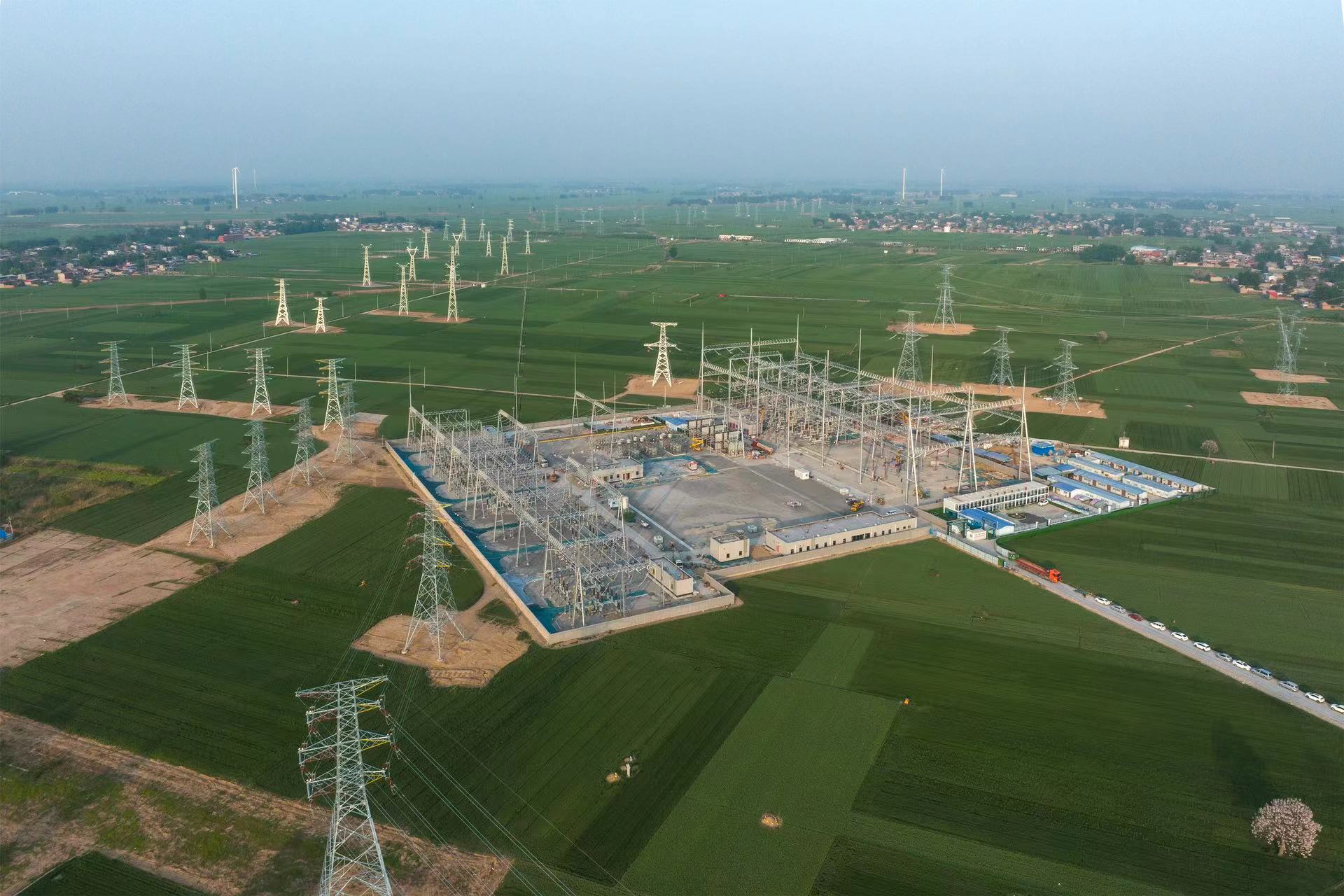500千伏龙亭变电站投运河南电网2023迎峰度夏再添新保障
