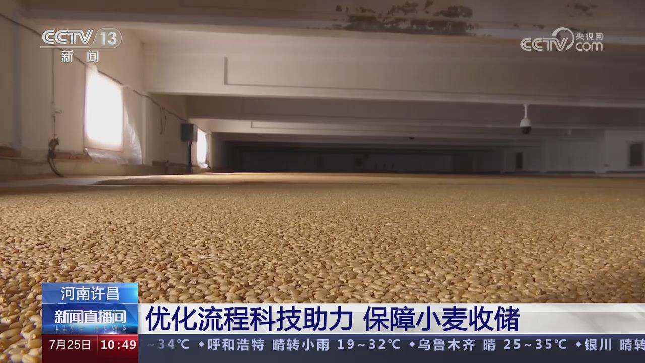 【央視關(guān)注河南許昌】?jī)?yōu)化流程科技助力 保障小麥?zhǔn)諆?chǔ)