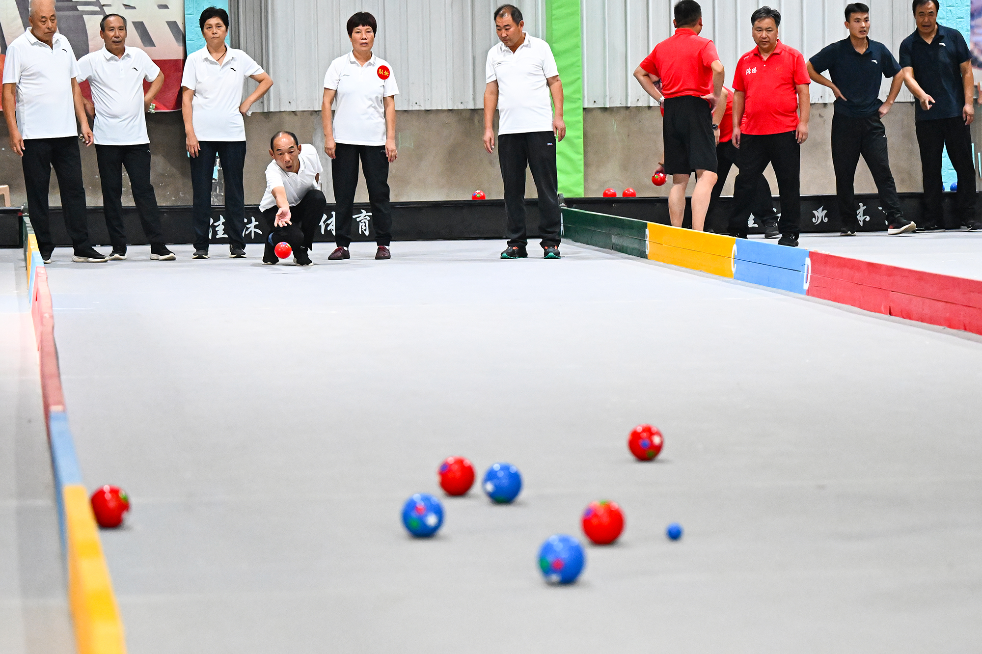 掷出精彩河南省运会首设地掷球项目