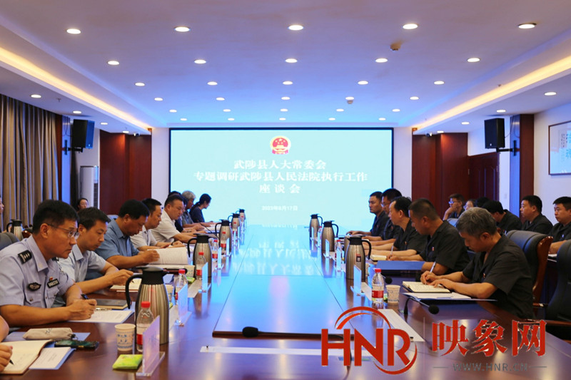 武陟县人大常委会专题调研该县法院执行工作