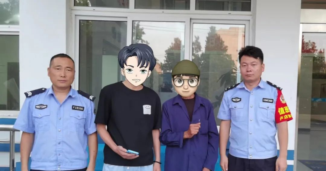 老人街头迷路 民警暖心助其回家