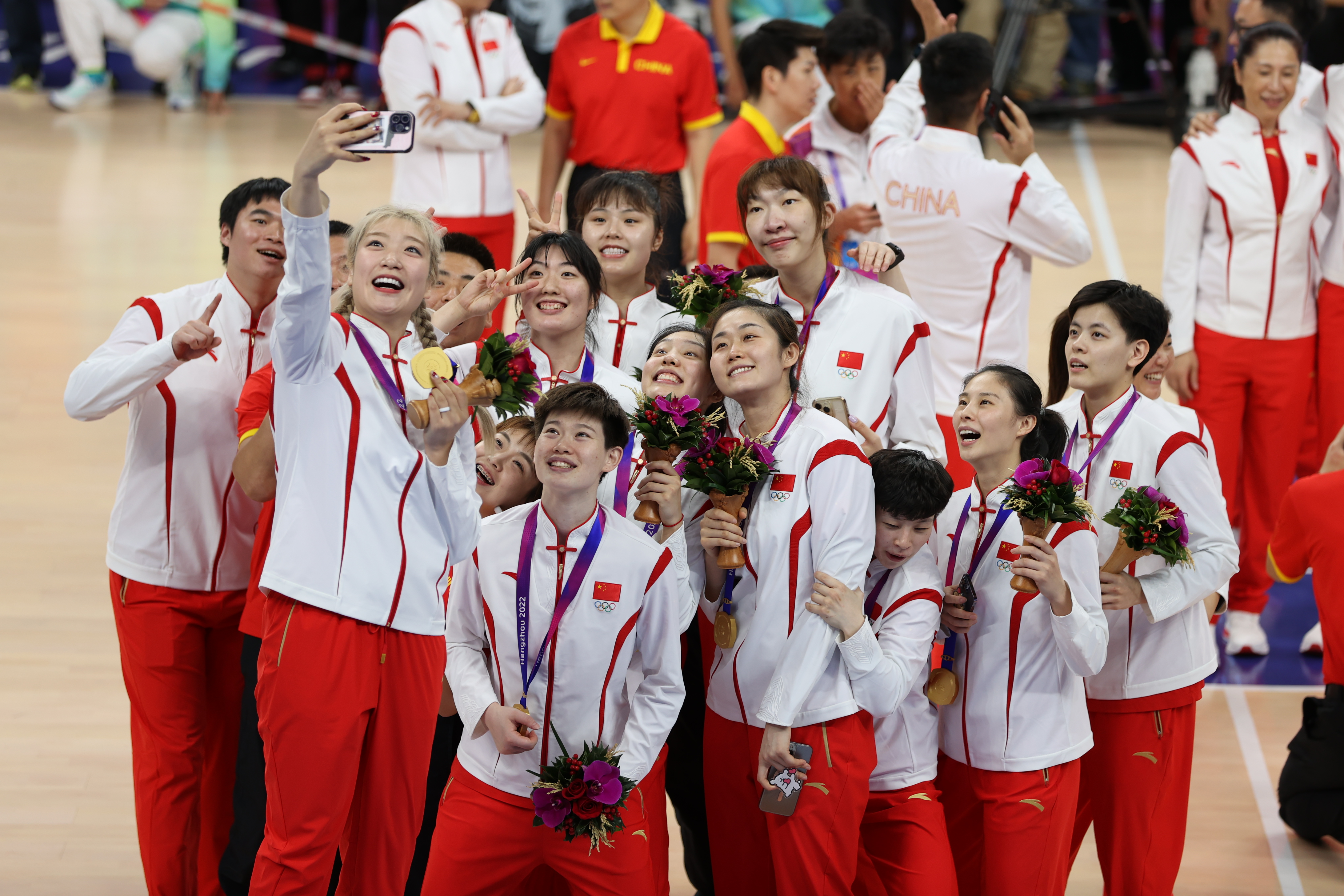中国女篮冠军图片