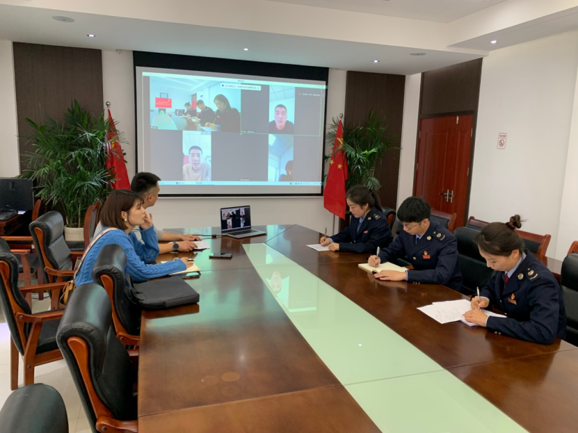 税企会面“在云端” 纾企解困“税力量”