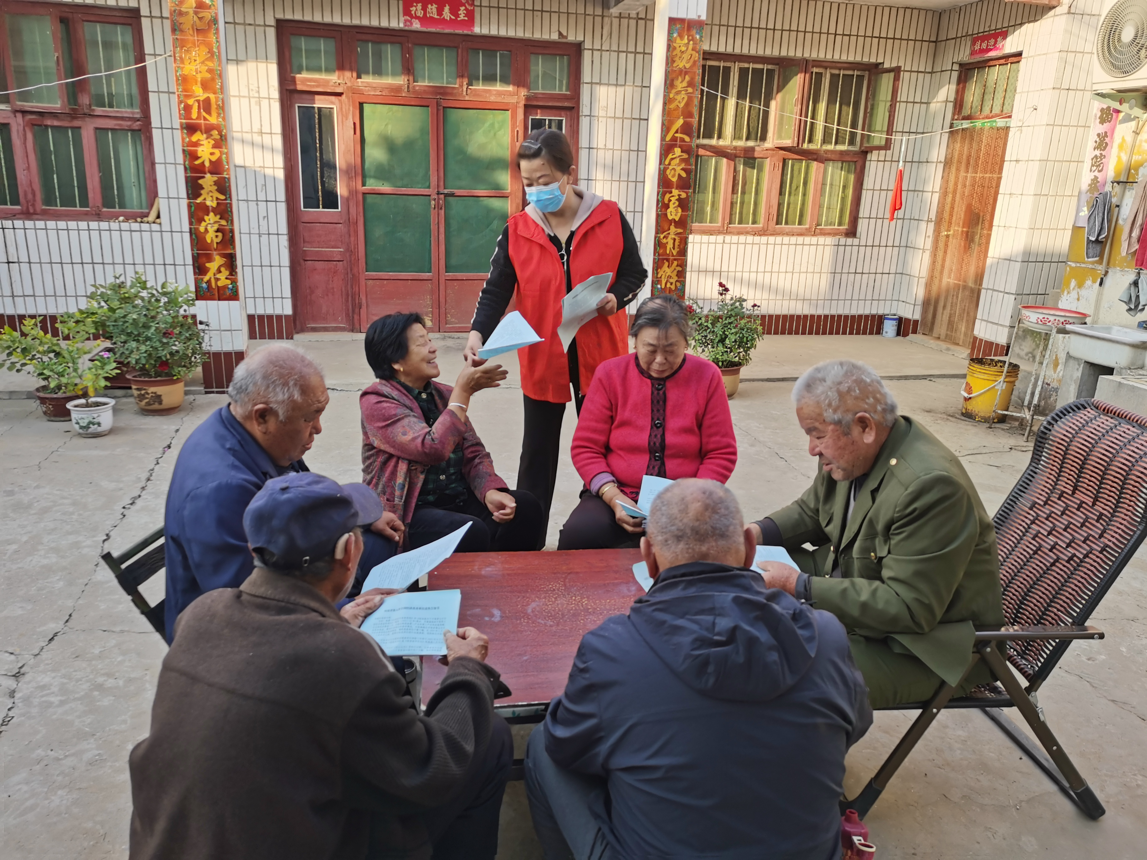 鹤壁经济技术开发区七里铺村开展移风易俗活动