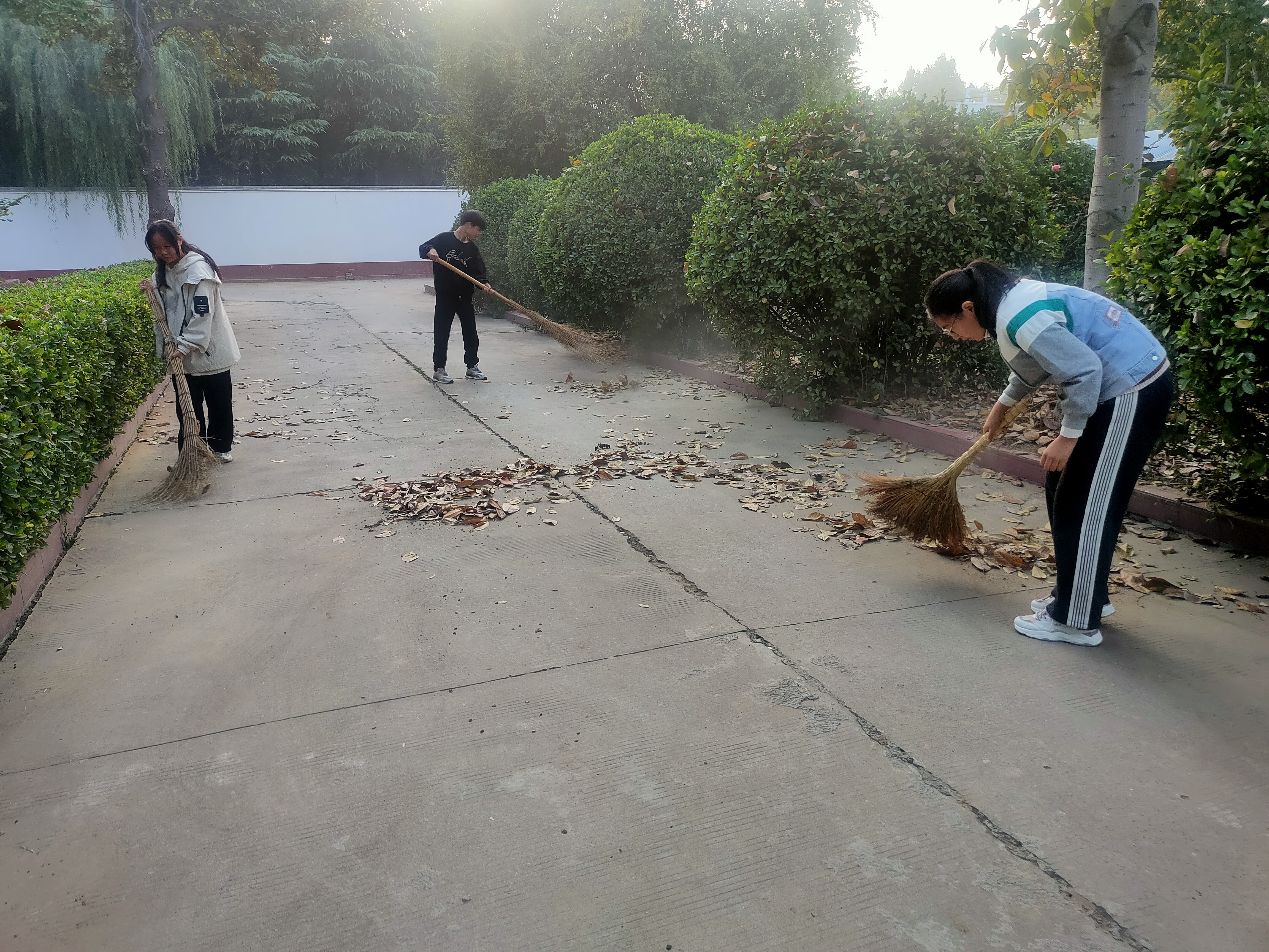 济源:轵城三中开展"四美四好"校园美清洁活动