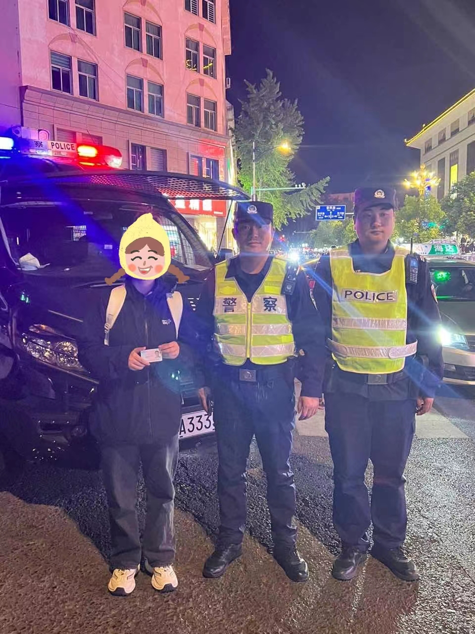 “感谢登封警察和市民，我一定会再来旅游！”