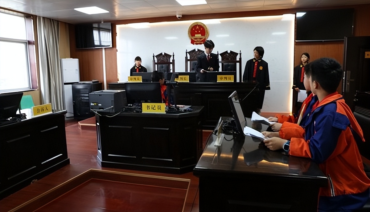 正阳县小学生变身大法官模拟法庭开庭啦