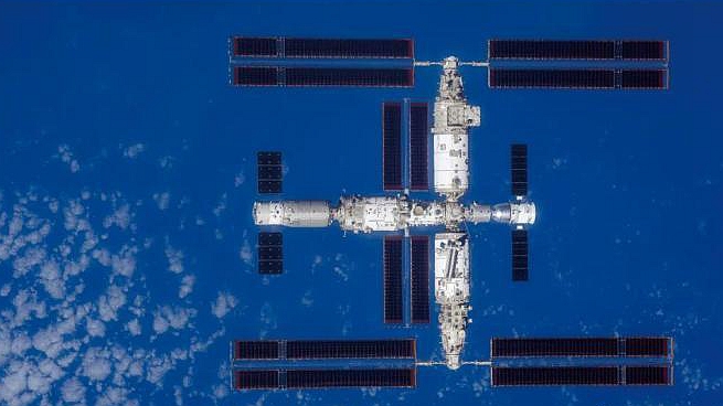 帅！中国空间站首组全貌高清图像公布