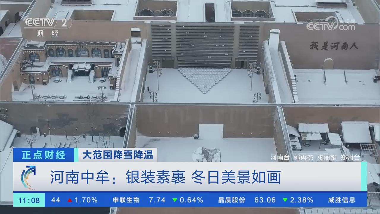 【央視關(guān)注河南中牟】銀裝素裹 冬日美景如畫