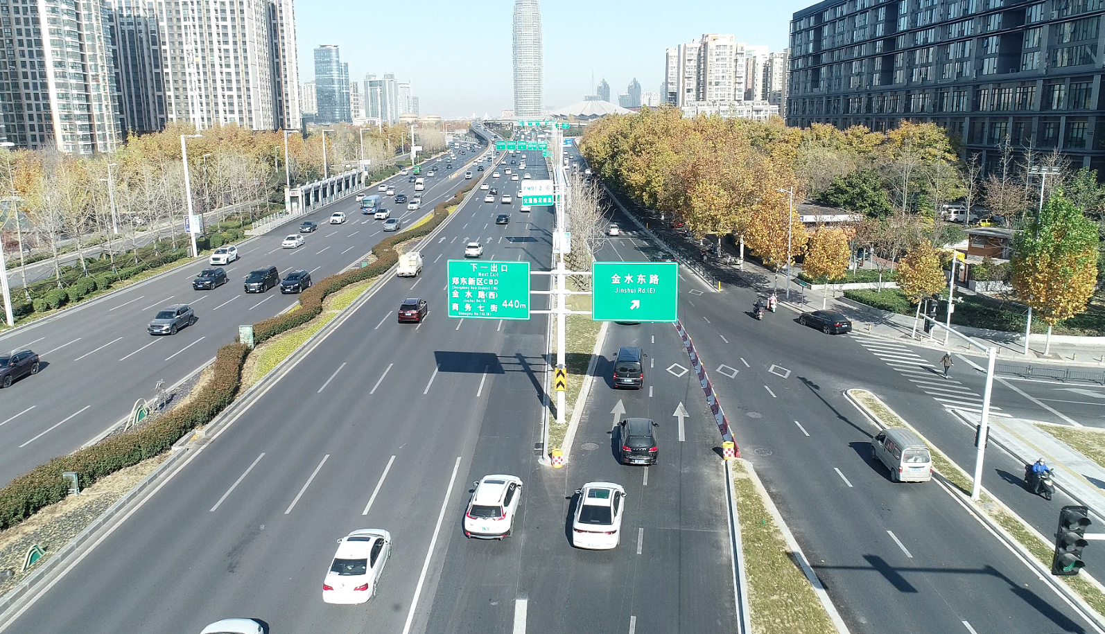 郑州中州大道改造基本完成这些通行变化请留意