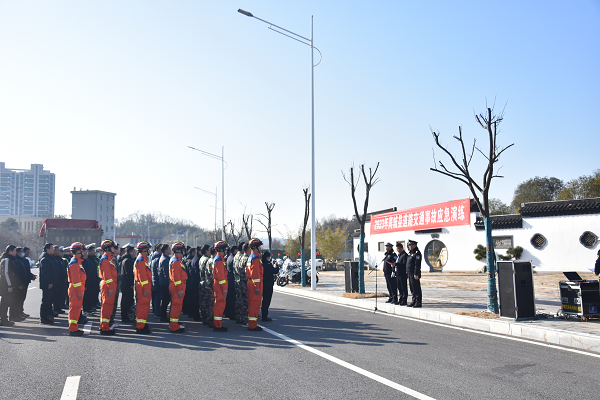 商城县举行2023年道路交通事故应急演练活动